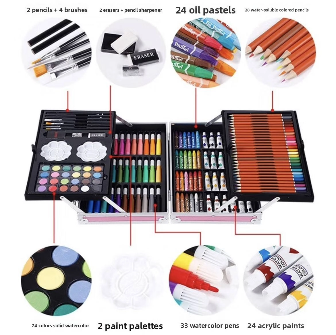 145-Piece Unicorn Colour Box - Image 3