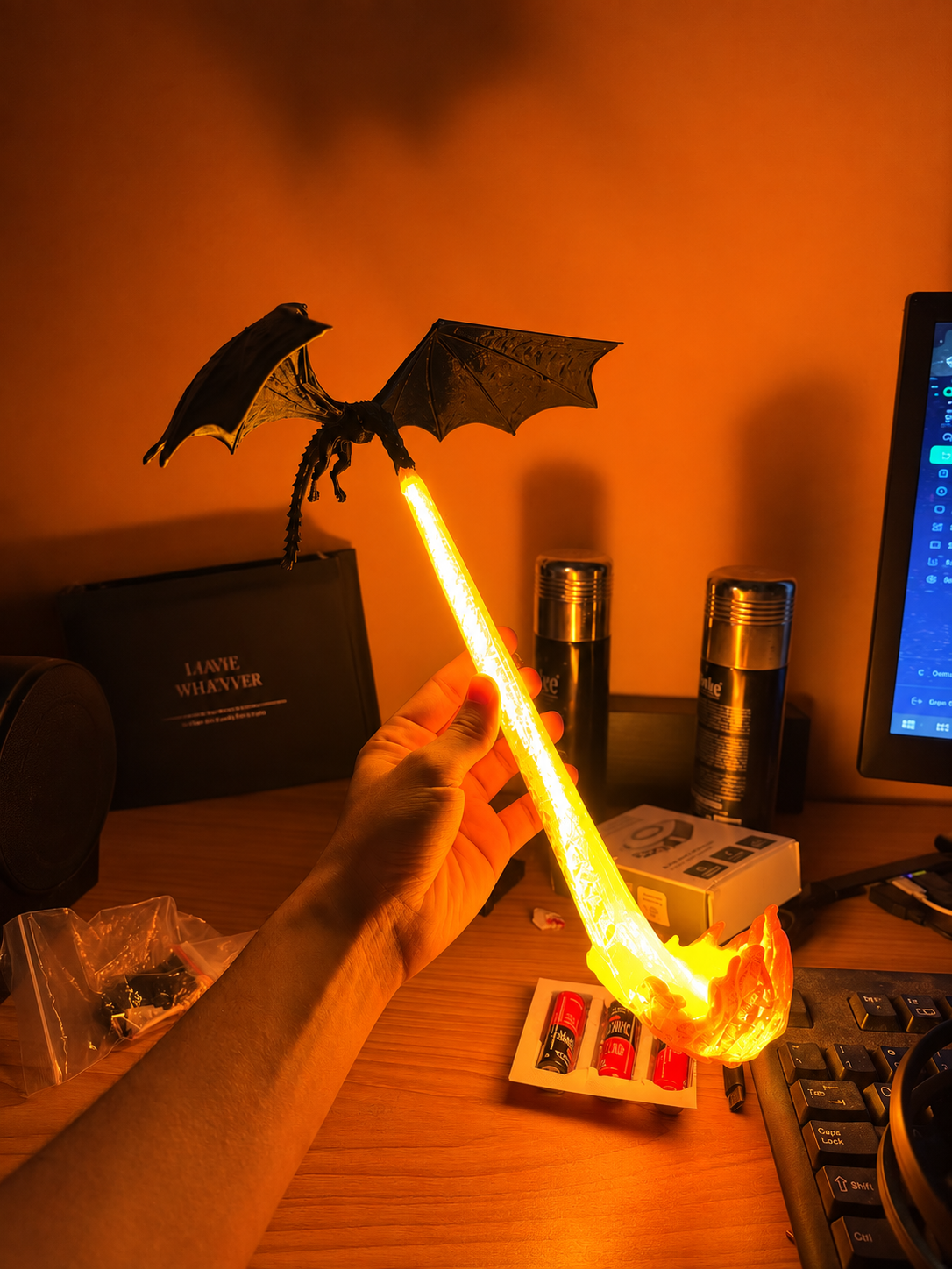 Dragon Breath Flame Lamp