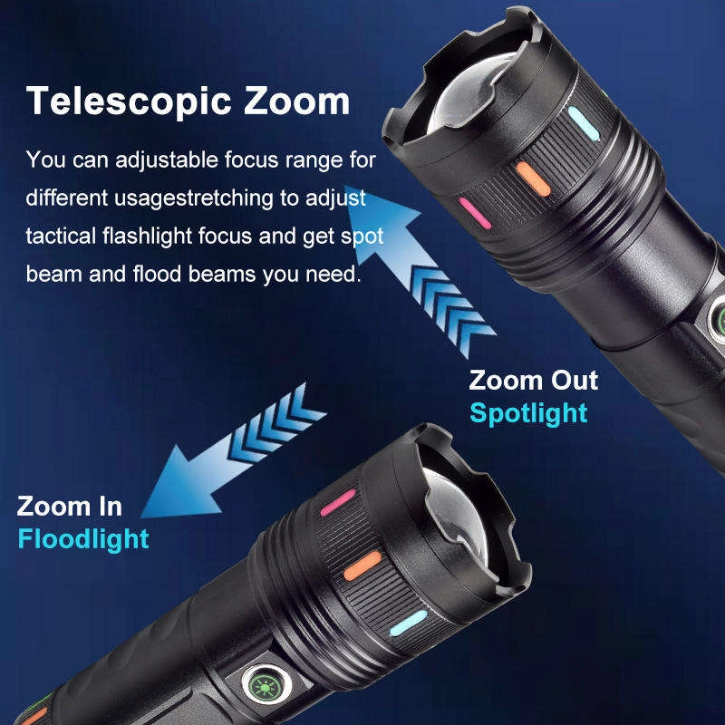 Long-Range High-Power Waterproof Rechargeable Flashlight - Image 5